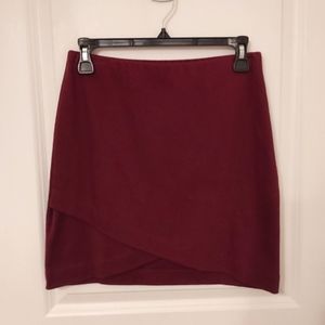 SO Burgandy Skirt